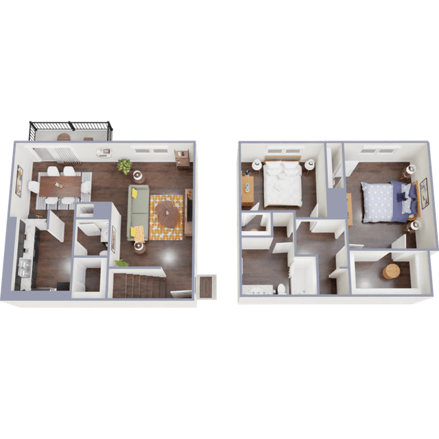 2 Bed Townhome